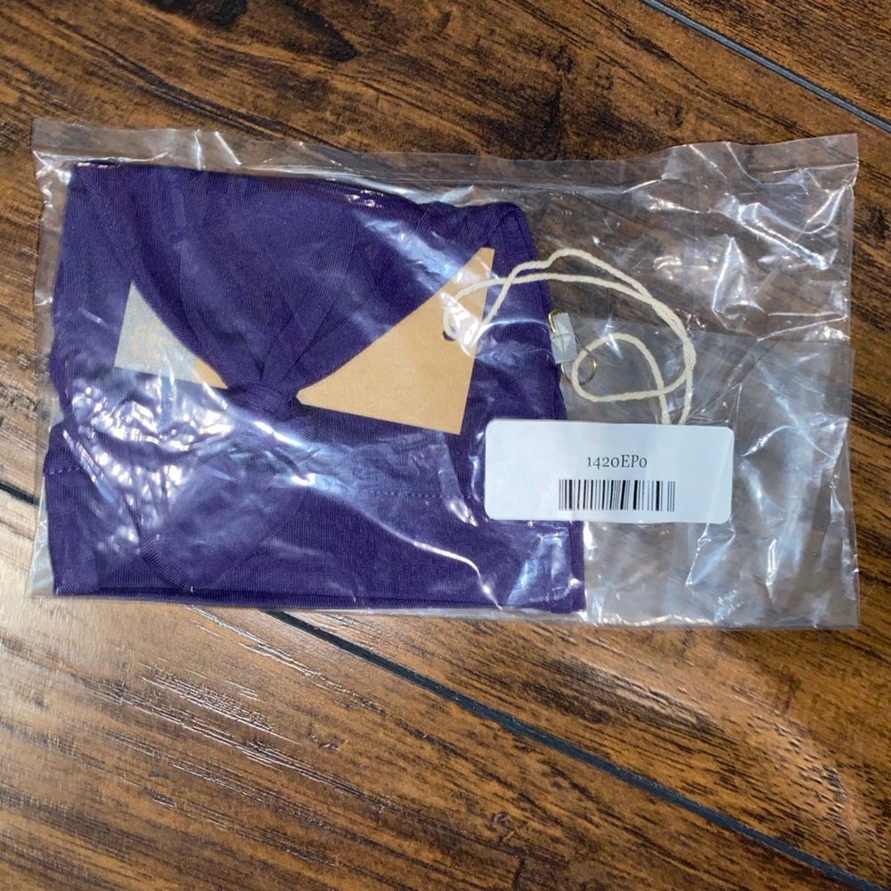 Kyte Baby Knotted Cap Hat in Eggplant
